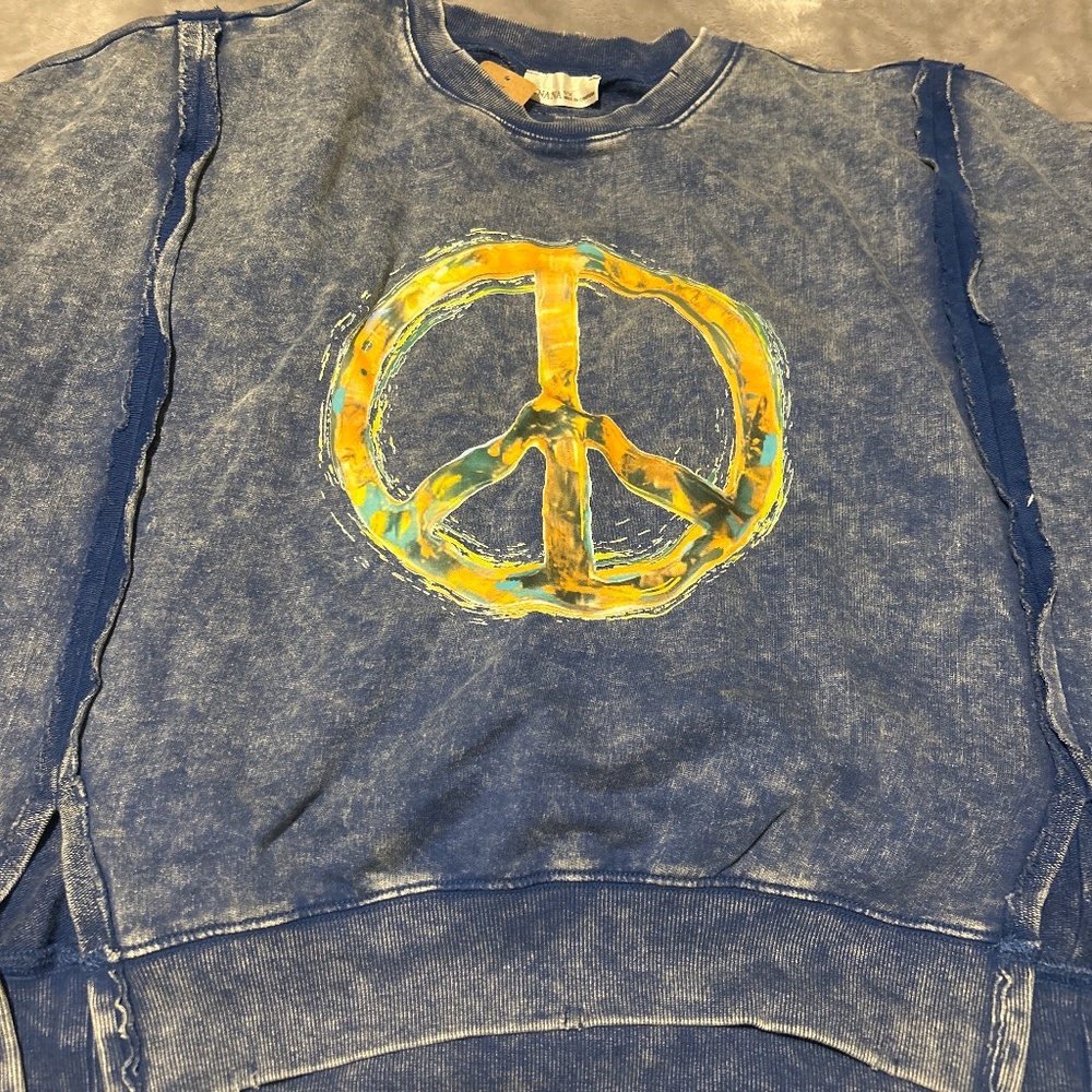 Zenana Peace Sweatshirt